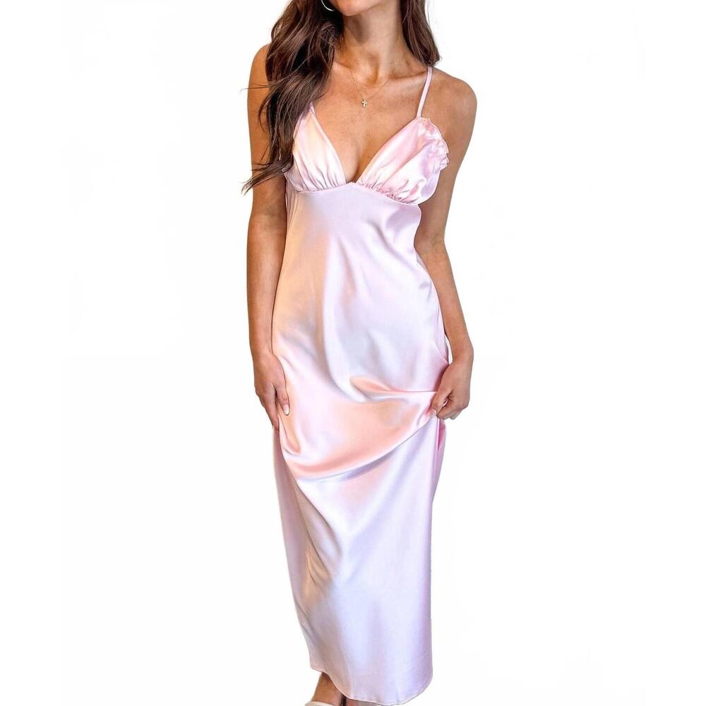 NEW NEEDII pretty maxi dress in pink